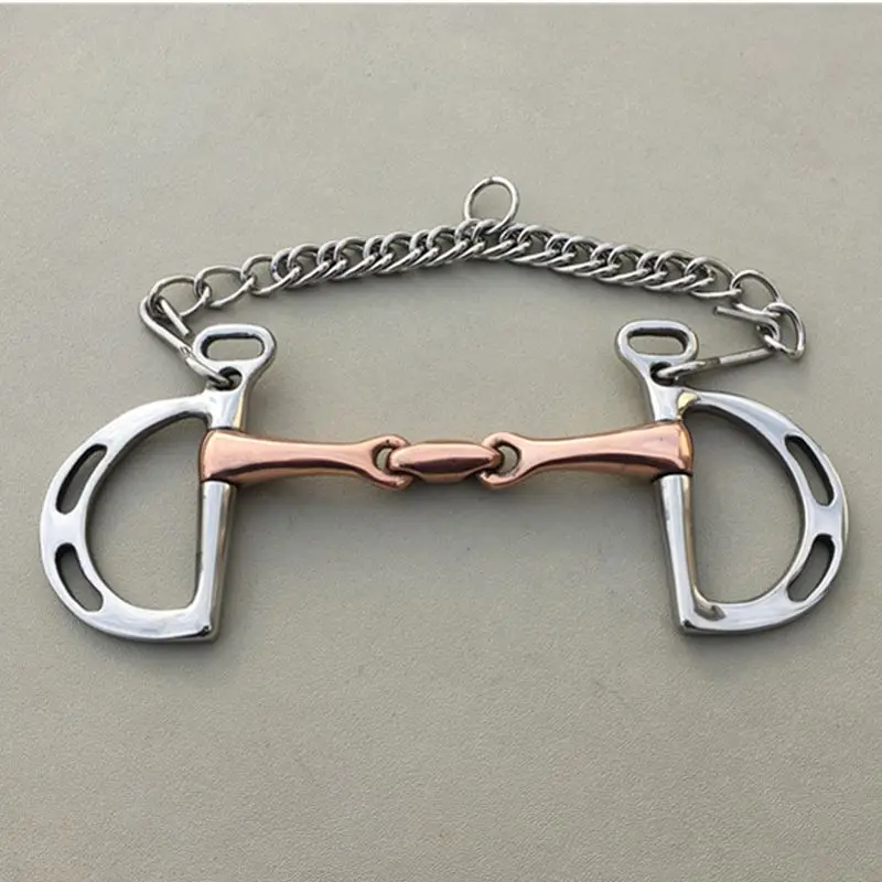 Stainless Steel Kimberwicke Bit  Horse Equipment 5 Inches Brass Copper Mouth Snaffle 2