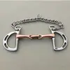 Stainless Steel Kimberwicke Bit  Horse Equipment 5 Inches Brass Copper Mouth Snaffle 2