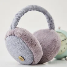 Унисекс новые милые складные цветные наушники-вкладыши, наушники-вкладыши, зимние женские наушники-вкладыши для девочек