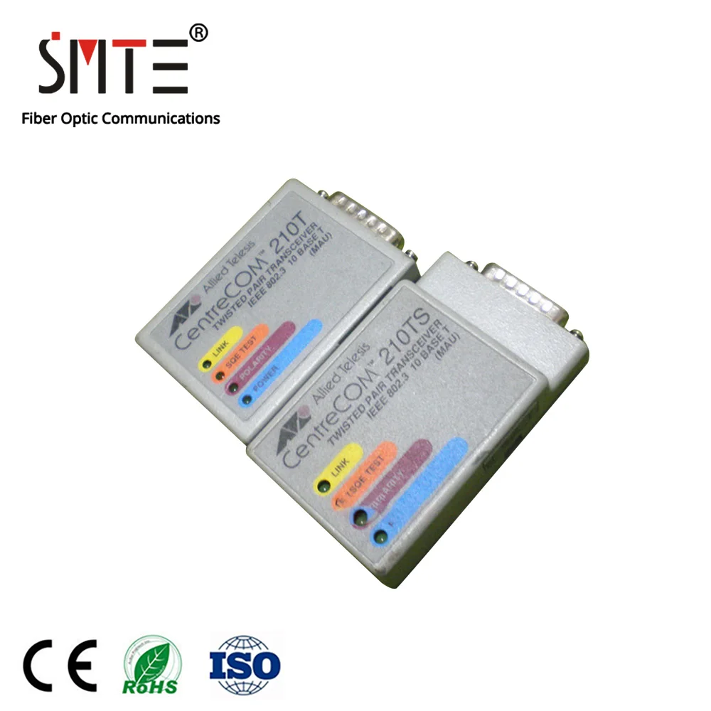 Конвертер центр COM AT-210T RJ45 в AUI для AT-210Ts совместимый mx20t 210t 210ts AUI трансивер 2511 250925222514 секундная стрелка