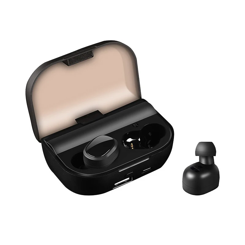 

TWS IPS06 Bluetooth earphone True Stereo in-ear Wireless earphone With Microphone charge box waterproof headset for mobilephone