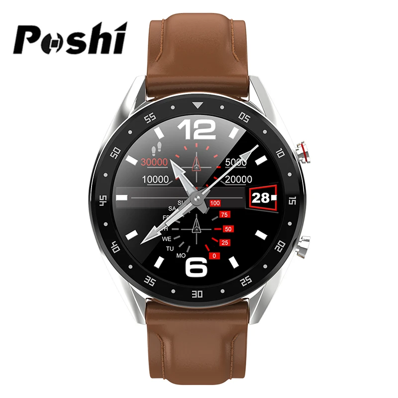

Business Men Smart Watch Heart-rate-blood-pressure-blood-oxygen Real-time Monitoring Bluetooth Call Sports Smart Watches POSHI