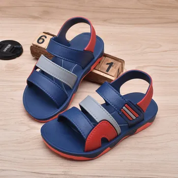 

ZB40-5 Summer New Korean Version Of The Boys Girls Beach Shoes Baby Open Toe Sandals Fashion Flat Casual Shoes