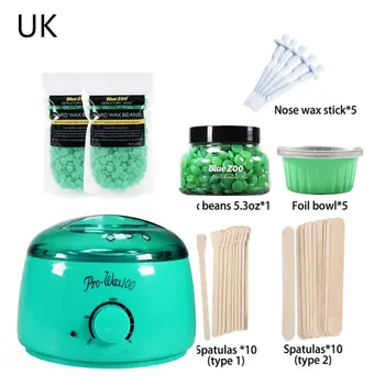 

1Set Wax Warmer Waxing Machine Kit Electric Pot Hard Beans Heater Legs Face Body Bikini Area Hair Removal