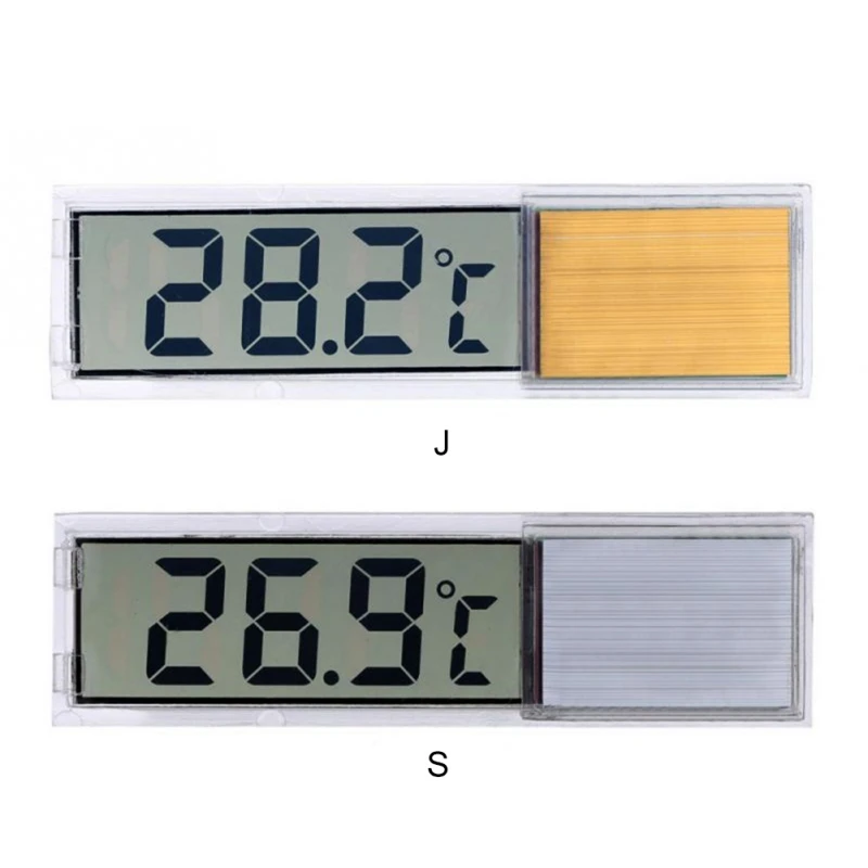 3D цифровой дисплей термометр аквариумный электронный термометр для воды светодиодный Кристалл индукционный Тип аквариумный термометр
