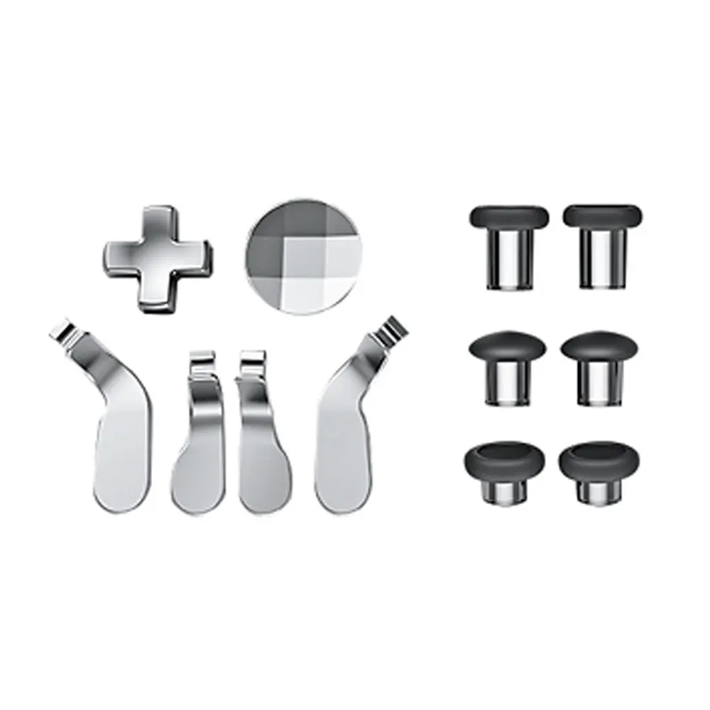11pcs grips Запчасти Передняя Верхняя панель корпуса КОРПУСА LB RB Кнопка задняя крышка Прорезиненные Ручки для Xbox One Elite геймпад - Цвет: 11pcs grips