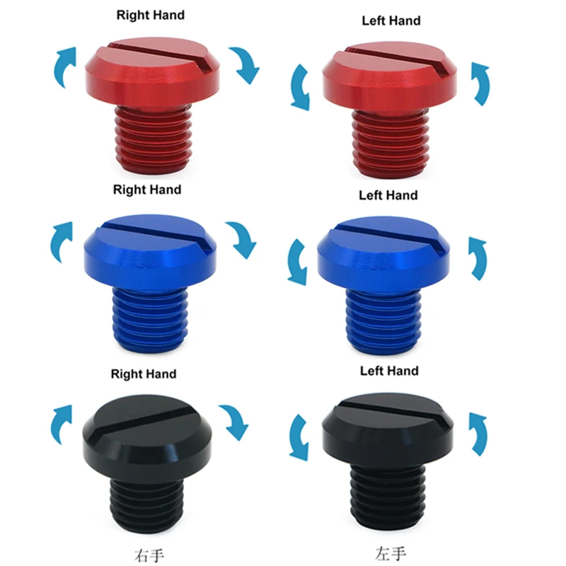 

2Pcs Motorcycle M10X1.25 CNC Mirror Hole Plug Screw Aluminum for Honda Yamaha Suzuki Kawasaki BMW KTM Triumph Aprilia Ducati