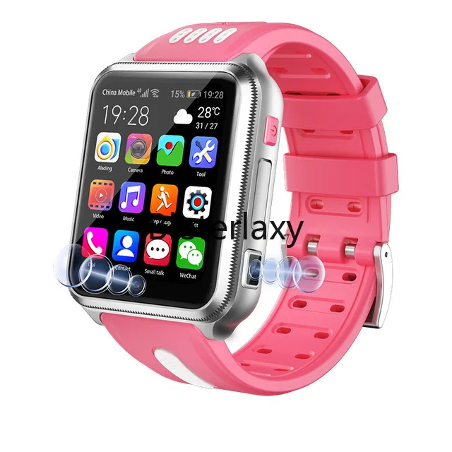 Ceny 4G Kid Student GPS inteligentny zdalny zegarek smartwatch z androidem z funkcją telefonu z kartą Sim i kartą TF podwójny aparat wifi Google Play zegarki H1