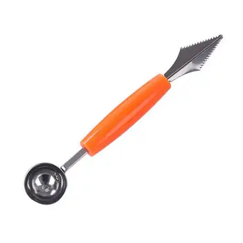 

2 In 1 Ice Cream Ball Spoon DIY Assortment Fruit Baller Digging Spoon Tool Watermelon Melon Fruit Carving Knife Dropshipping