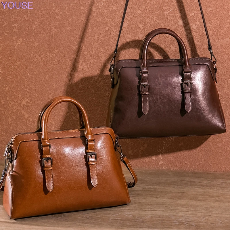 

Bag New Style Fashion Versatile Genuine Leather Europe And America Style Cowhide Hand Crossbody Bag 9311