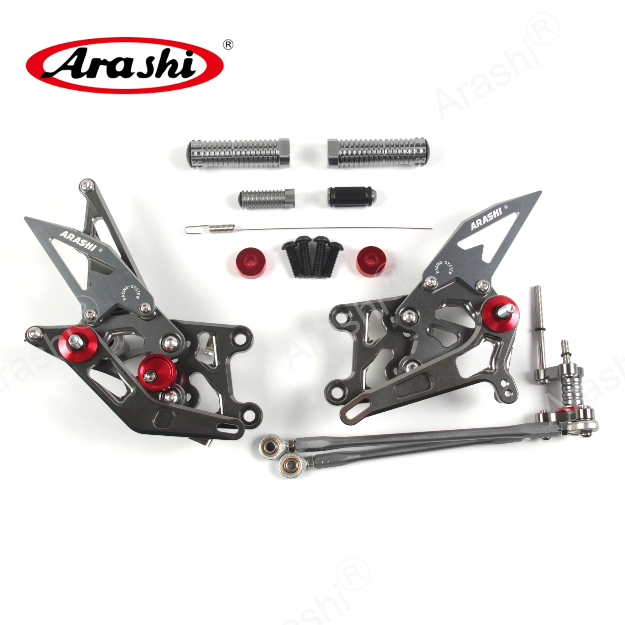 Arashi CBR600RR 2007-2008 CNC Rider Регулируемые подножки для ног для HONDA CBR 600 CBR600 RR 2007 2008 задний упор для ног задние наборы