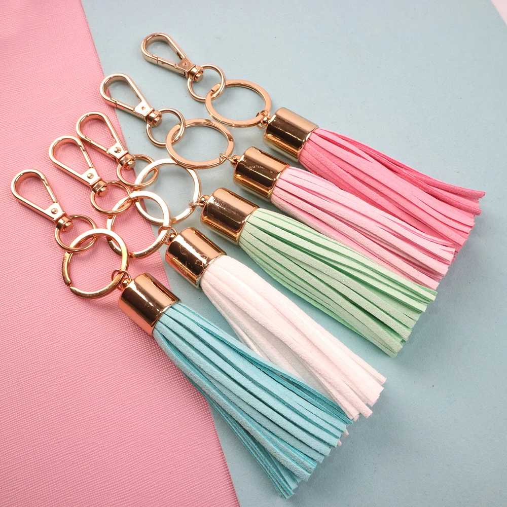 David accessories Лидер продаж из искусственной кожи брелок с кистями для Для женщин кожаный брелок мешок, 1Yc7654