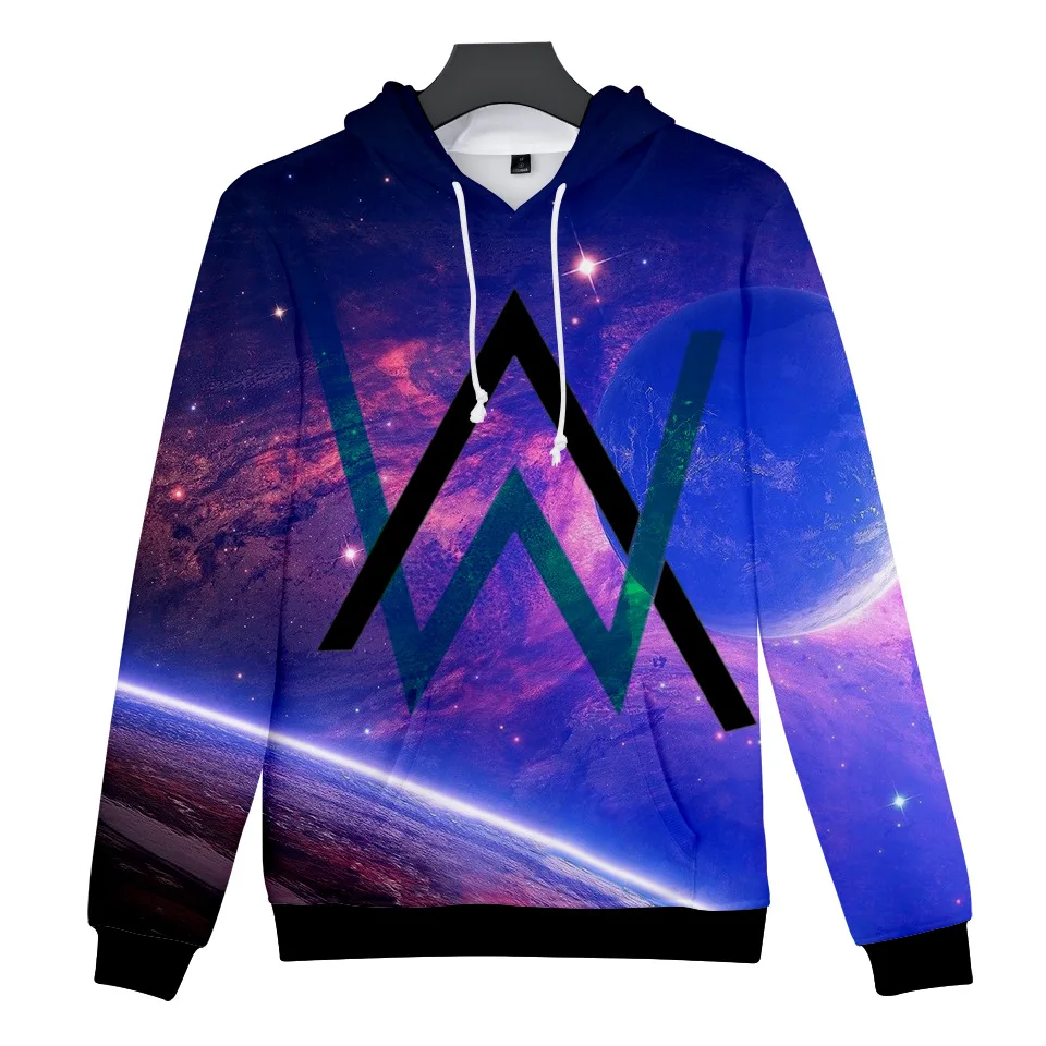 Трендовая Толстовка Alan Walker Allen Walker с 3D цифровой цветной печатью