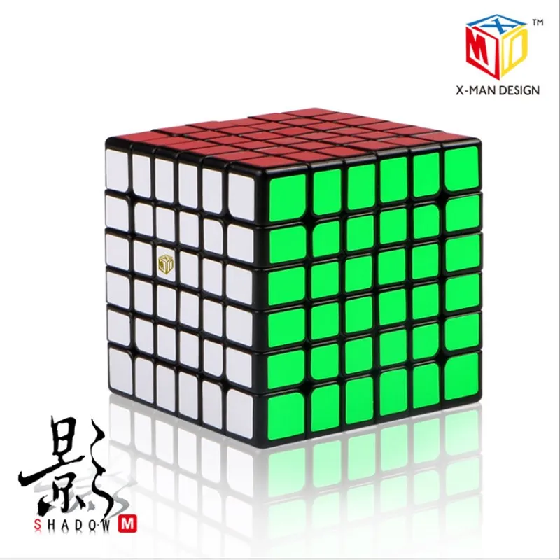Qiyi X MAN Shadow M 6x6x6 Магнитный Волшебный куб игра специальный кубик скоростной