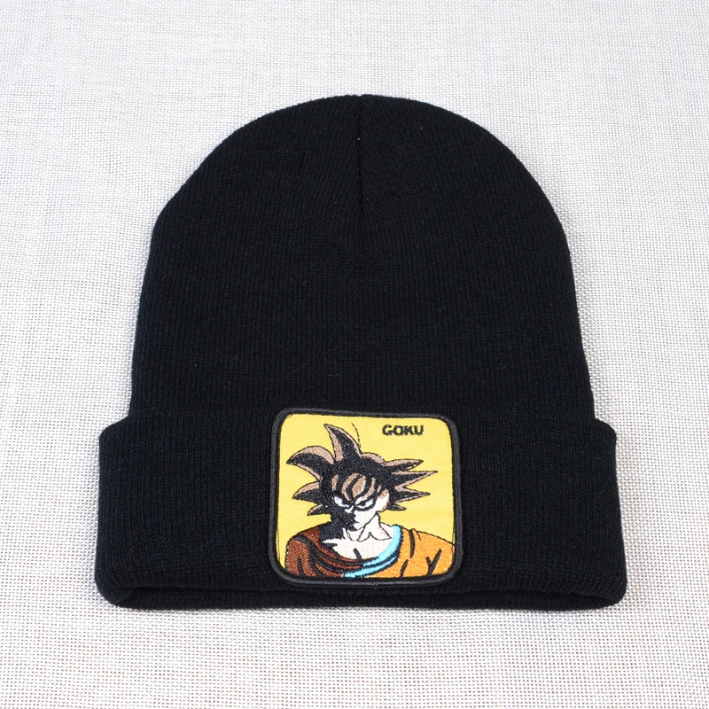 Бренд Dragon Ball Z Goku VEGETA MAJIN бини Зимняя Теплая мужская и женская хип-хоп шапка модная теплая зимняя Лыжная вязаная шапка