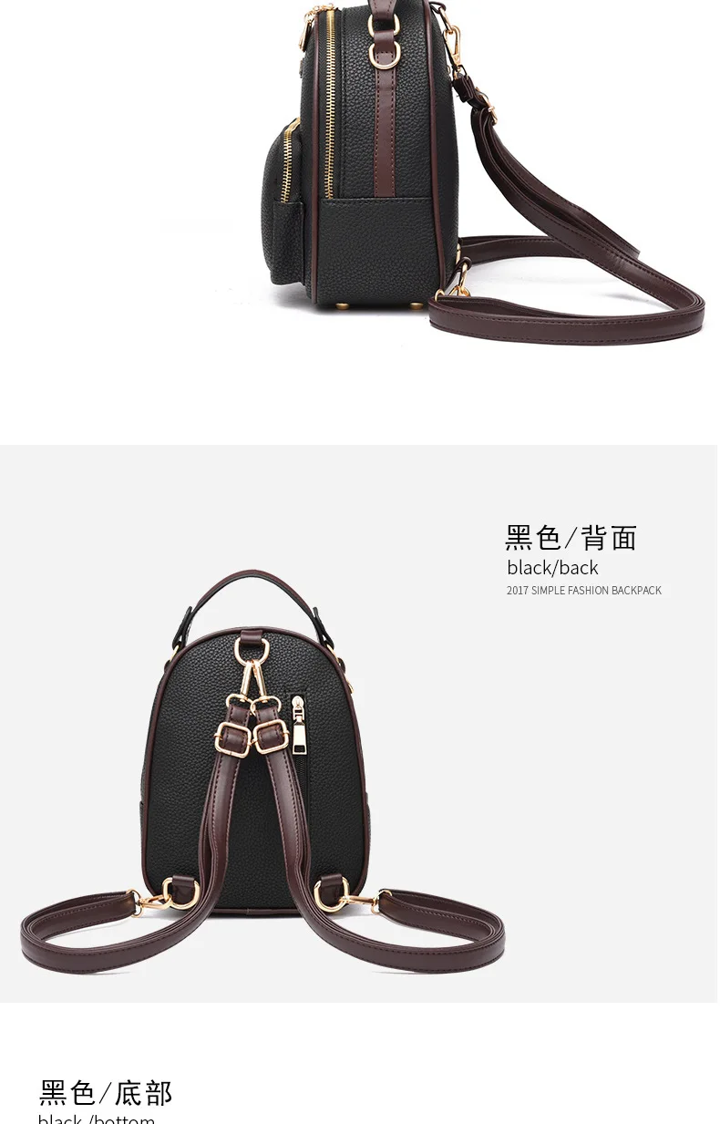 WOMEN'S Bag Wholesale New Style Versatile Triple Use Backpack Women's Fashion Korean-style Versatile Cool Fashion Backpack