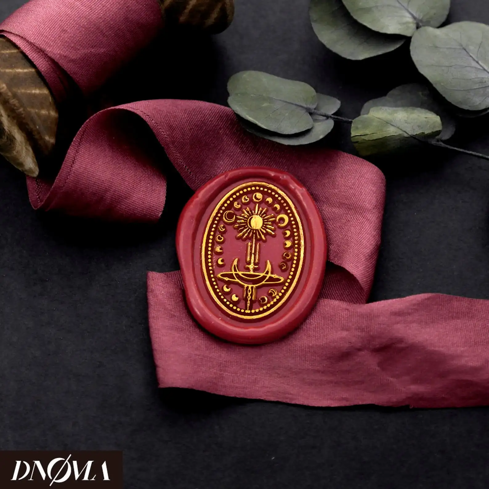 Moon Sun Galaxy Universe Stamp Wedding Wax Seal | Дом и сад