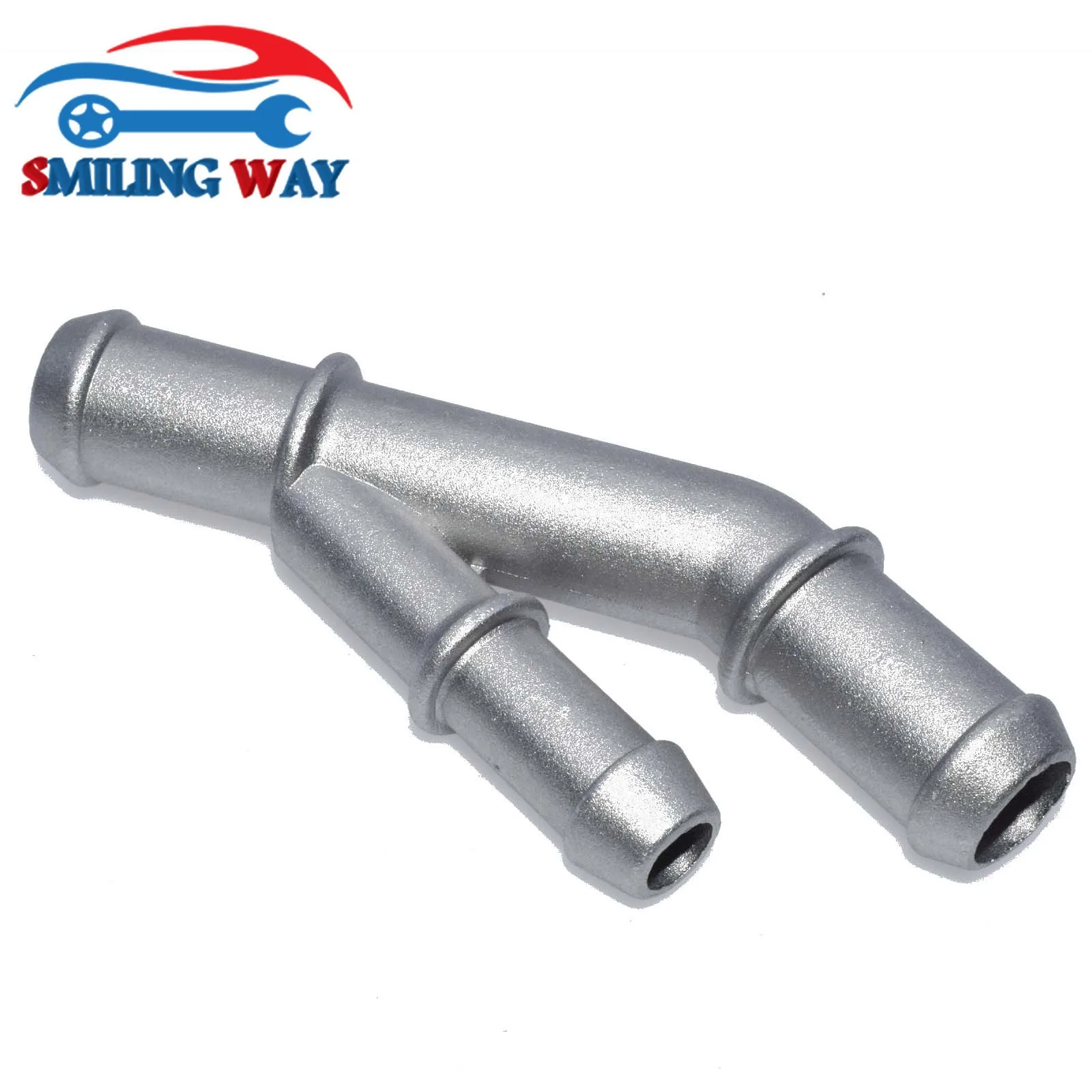 Aluminum Coolant Thermostat Radiator Water Flange Pipe Connector Engine Coolant Thermostat Audi VW A3 TT Skoda Seat Bora Golf Jetta 1.8T 1J0121087C