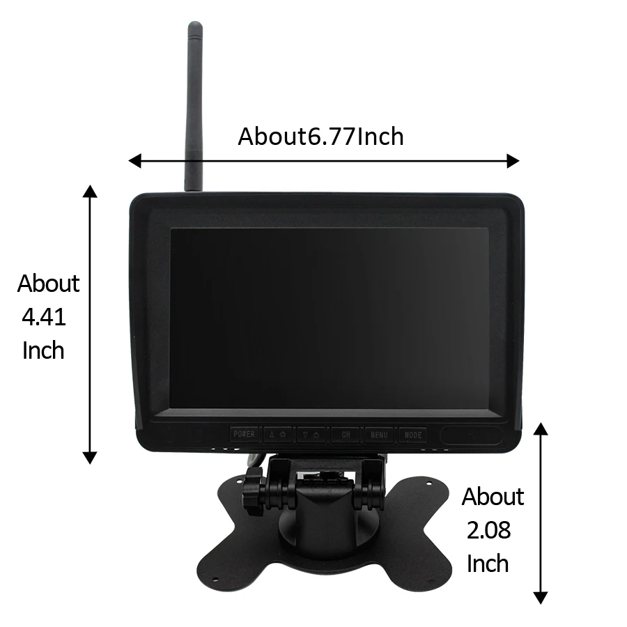 Sinairyu 7 дюймов ips AHD DVR рекордер Видео монитор с 4 беспроводными камерами для грузовика/прицепа/автобуса/RV/пикапа/прицепа