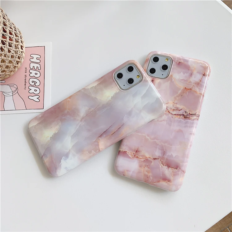 Текстура гранита, мрамора чехлы для телефонов с рисунком "для iphone 11pro max чехол для iphone XR XSMAX фотокамеры мгновенного действия 8 7 6S Plus задняя крышка мягкие чехлы для IMD