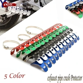 

CNC Motorcycle Exhaust Muffler Pipe Heat Shield Cover Guard For Kawasaki KX KLX KFX KDX 65 80 85 125 250 250 450 450 150 F/R/S