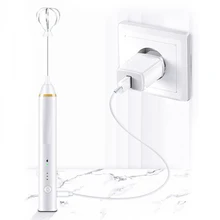 Ручной USB ChargingCoffee Drink Электрический венчик миксер пенообразователь на батарейках кухонный взбиватель для яиц мешалка молочный пенообразователь