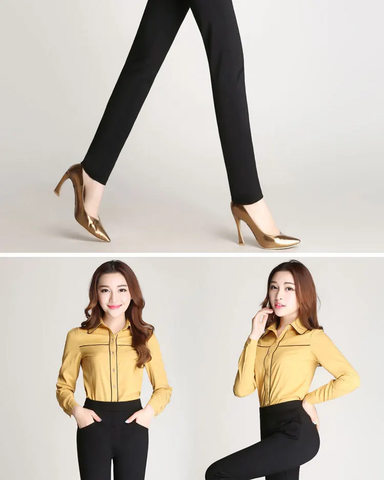 Летний auturm костюм брюки и капри женские pantalon femme хлопок с высокой талией внахлест офисные брюки-карандаш в стиле пэчворк женские брюки