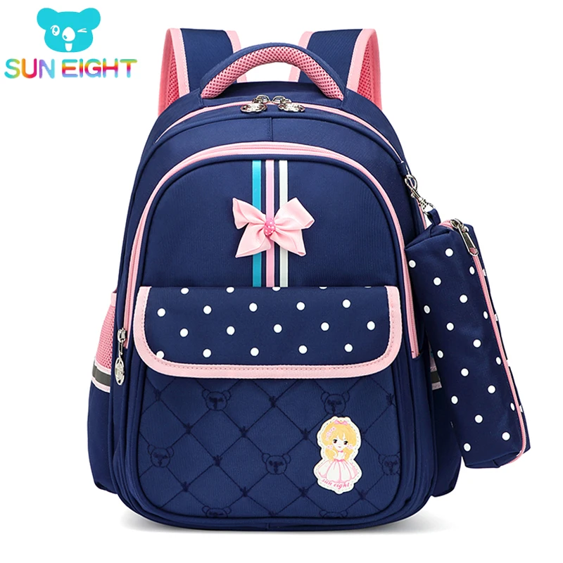 

SUN EIGHT Backpack Crossbow Pink Kids Bag Grader 1-2 Kids Backpack School Bags For Girls School Bags Children Travel