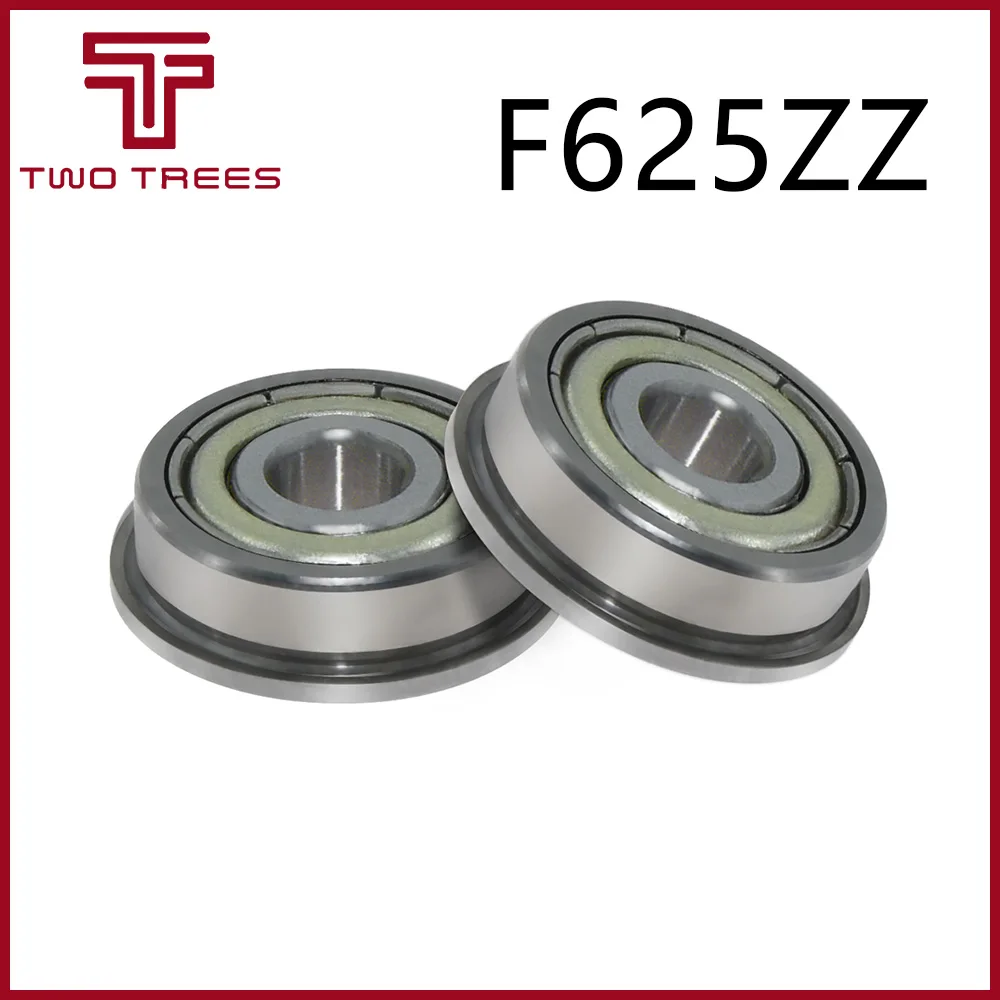 10pcs Flange Ball Bearings F604ZZ F623ZZ F624ZZ F625ZZ F688ZZ 3D Printers Parts Deep Groove Pulley Wheel Aluminium Part (5)