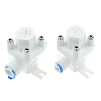 

RO Water Pressure Relief Valve Water Pressure Reducing Regulator 1/4" 3/8" OD Hose Quick Connection RO Reverse Osmosis System