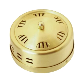 

Treatment Heating Burner Pure Copper Chinese Moxa Warm Smokeless Sticks Portable Acupuncture Relax Body Meridian Moxibustion Box