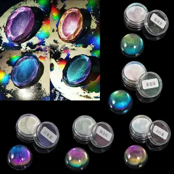 

5 Color Magic Resin Chameleons Pigment Mirror Rainbow Pearl Powder Colorant Epoxy Resin Glitter Resin Jewelry Making Kit