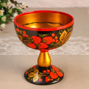 

Candy bowl, khokhloma, 14.5 * 14 cm 1867392