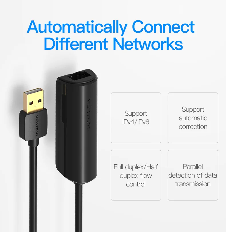 Vention USB 3,0 концентратор высокоскоростной USB3.0 к RJ45 Ethernet адаптер USB разветвитель 1000 Мбит/с сетевая карта для Macbook ноутбука ПК планшета