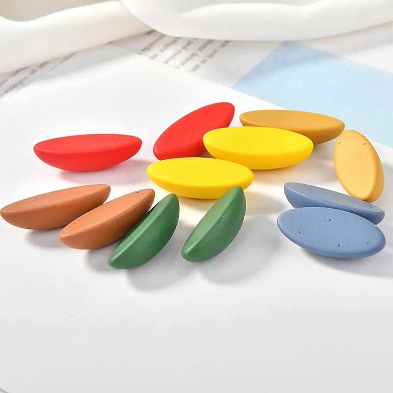 8 шт. измельченные резиновые манго чистые эллиптические ушные патчи для ногтей