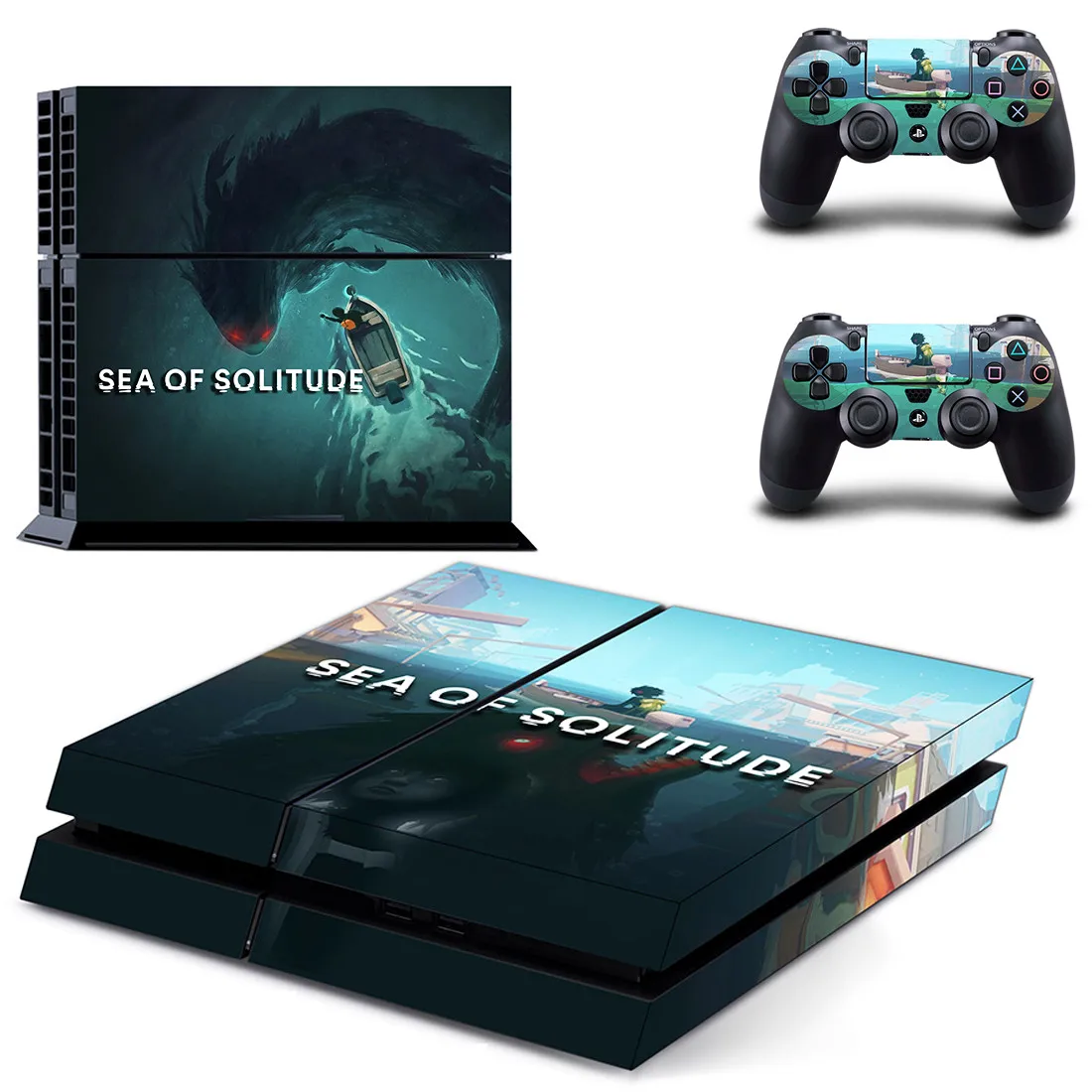 PS4 стикер море одиночной кожи PS 4 стикер s Play станция 4 наклейка Pegatinas Adesivo для консоли playstation 4 и 2 контроллера