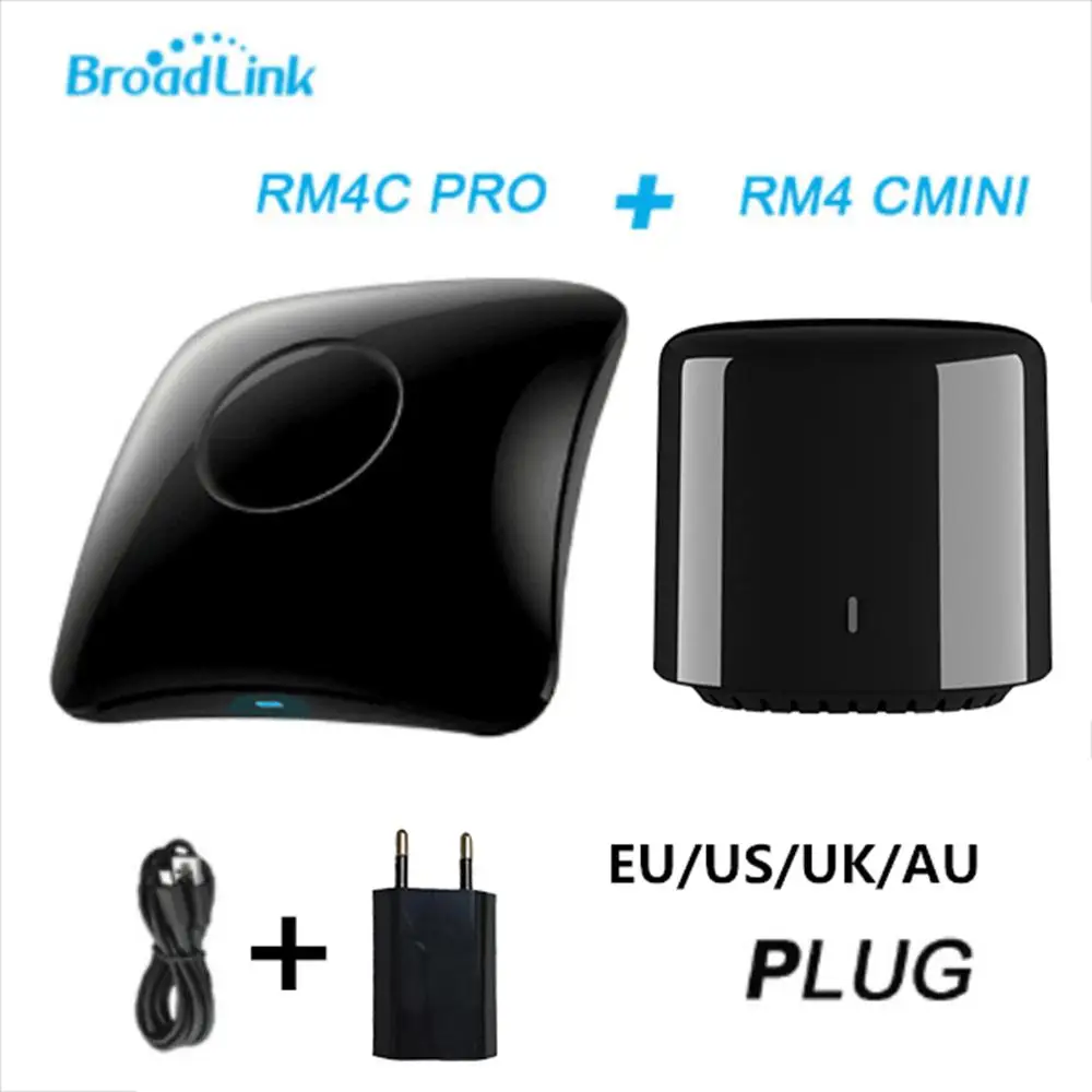 Пульт дистанционного управления Broadlink RM4C 4G Wi-Fi ИК RF | Электроника