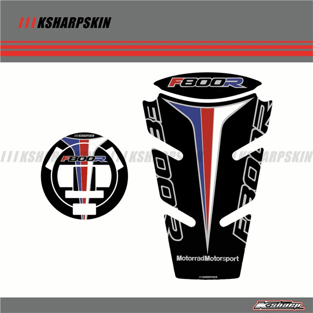 Moto 3D Edge Gel Personalità Racing Moto Adesivi Decal Emblem Protection Tank Pad Cas Cap Sticker Per Bmw F800R F800R