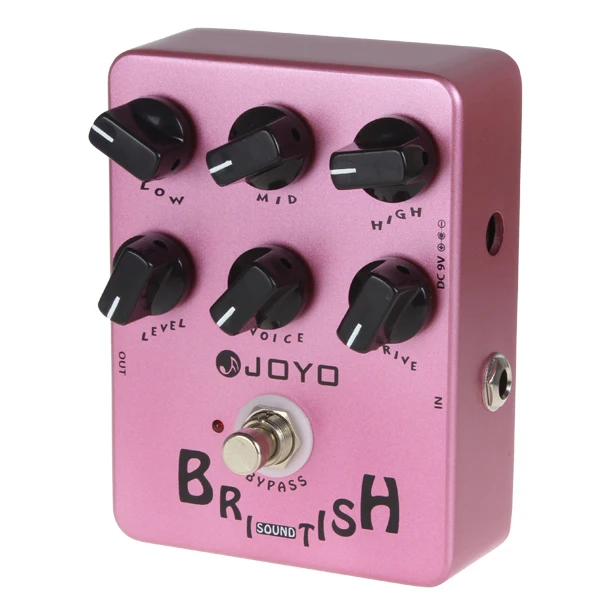 Joyo JF-16 Marshall-amp-имитирующая педаль для гитары с британскими звуковыми эффектами и 6 ручками
