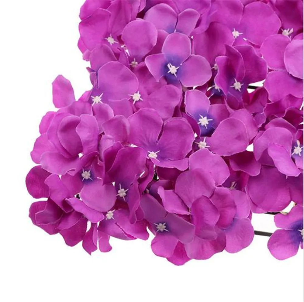 Artificial Fake Flower Hydrangea Wall Panel for Bouquet Wedding Party Home Decor