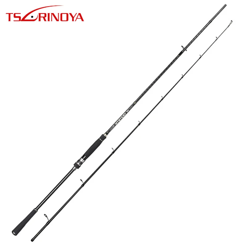 TSURINOYA Spinning Fishing Rod MYSTERY X-WRAP Carbon MH Power 2.4m/2.7m FUJI Guide Ring Durable Sensitive Sea Bass Snakehead Rod