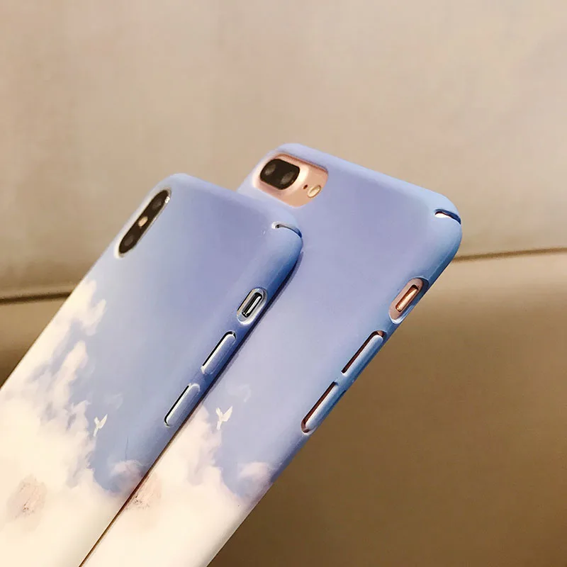 Жесткие чехлы для телефонов из поликарбоната для Redmi K20 Note7 Note8Pro чехол с голубым небом для Xiaomi 6X8 8lite 8se 9 9se 9Pro A2 A3 Lite CC9 CC9E