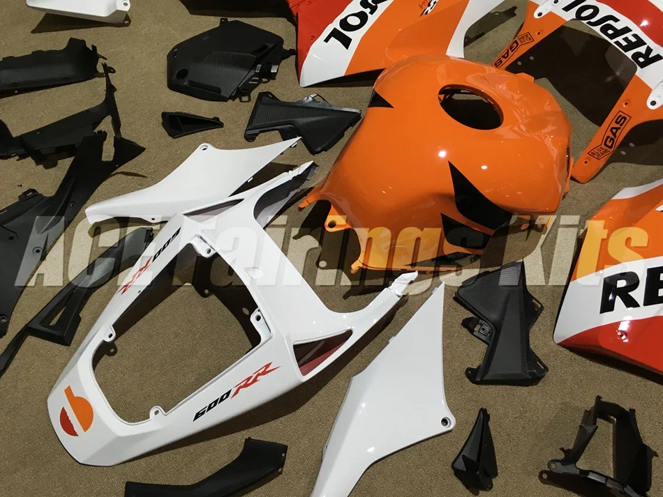 Инъекций ABS Полный комплект обтекателя подходит для Honda CBR600RR 13, 14, 15, 16, 17, F5 2013 Обтекатели Repsol хорошее