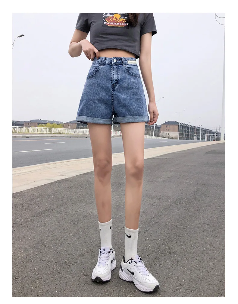 Ladies bottom sexy casual shorts denim jeans pocket summer ladies shorts ladies jeans madewell jeans