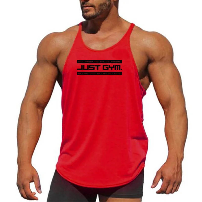 

Brand Vest Muscle Sleeveless Singlets Fashion Sports Workout Men Undershirt Gym Clothing Tank Top Mens Bodybuilding Fitness Tops