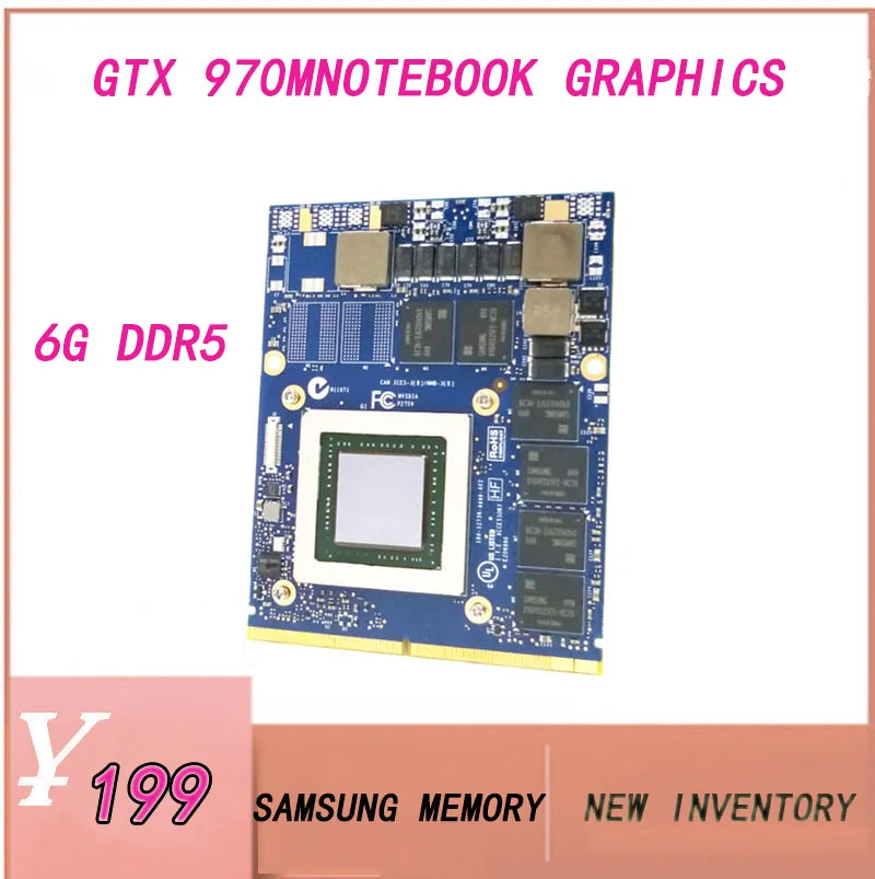 

New GTX970M 6G GTX980M 8G 256BIT mobile notebook independent embedded MXM graphics card