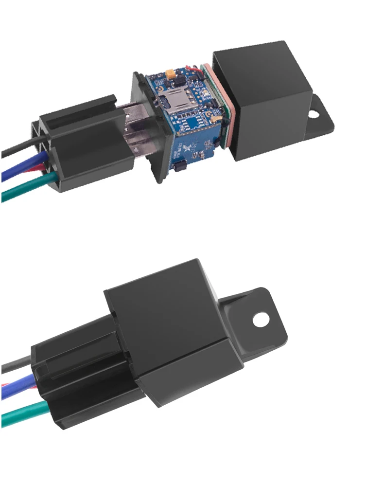 Car GPS Tracker Relay Device Realtime Positioning Tracking GPS+LBS+BDS Locator Overspeed Alert