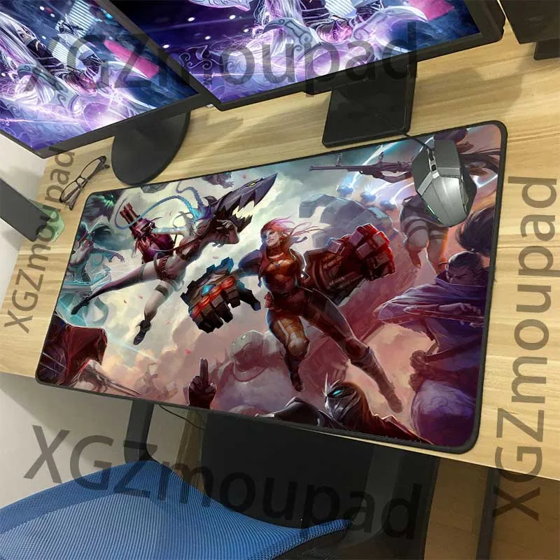 XGZ большой игровой коврик для мыши черный замок край мультфильм полиция Гангстер