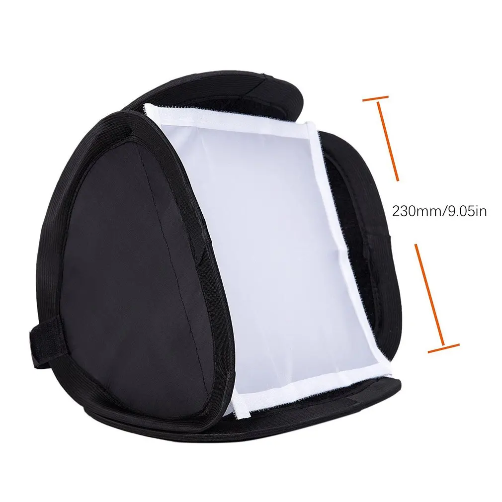 SLR camera top flash E23 быстрая Мягкая коробка 23 см портативный мягкий чехол Универсальный тканевый чехол два светорассеиватель слоев