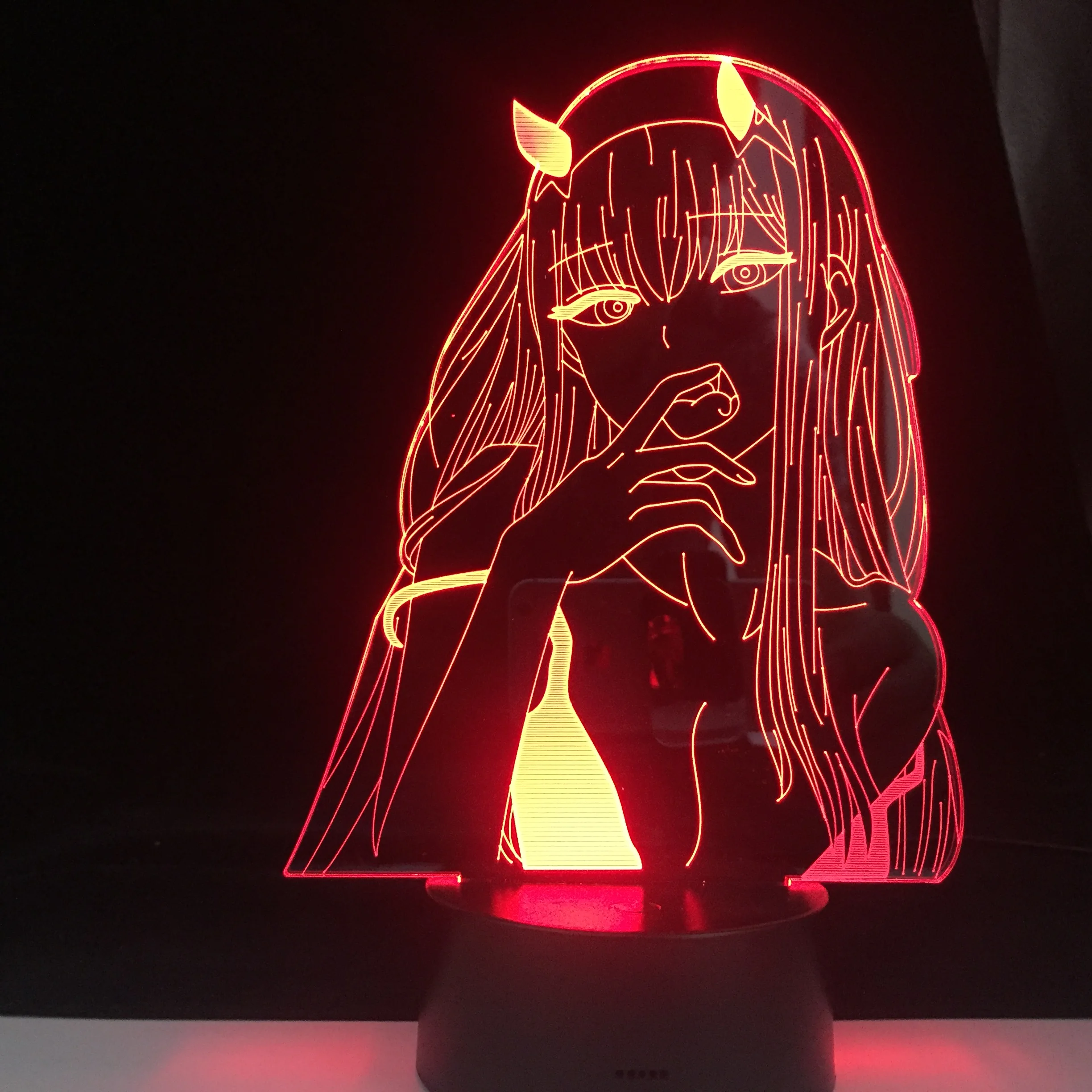 Аниме лампа Zero Two от Kakegurui компульсивный геймбер подарок для спальни Декор